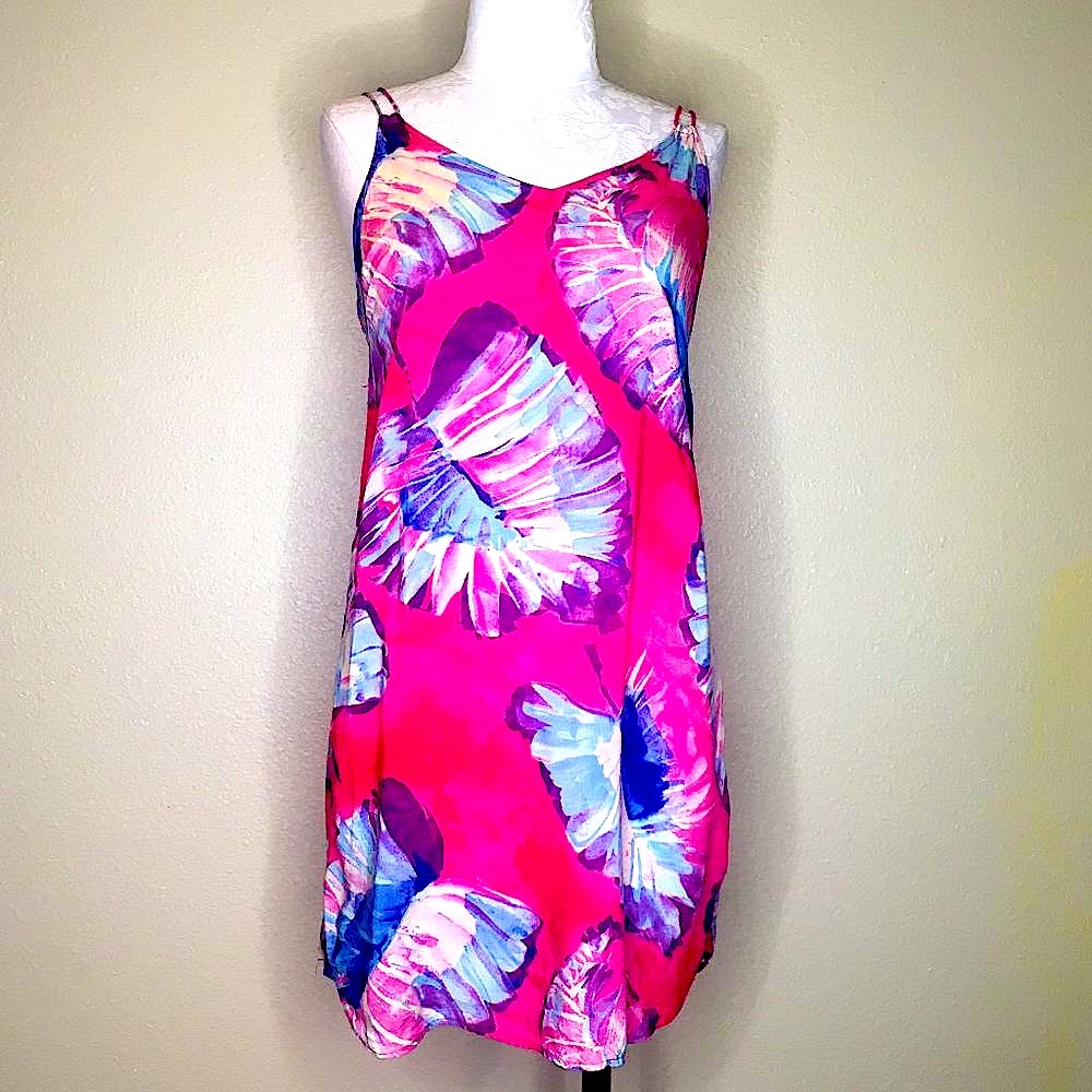 FLOREAT Lila Palm Chemise Dress
